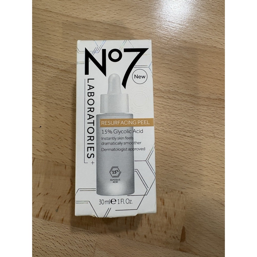 No7 Laboratories Resurfacing Peel 15% Glycolic Acid - 1 fl oz NiB